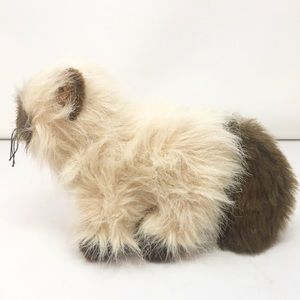 Webkinz Himalayan Fluffy Tan and Brown Cat Stuffed Animal